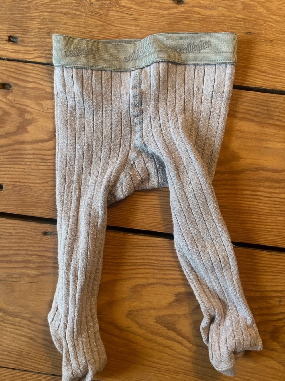 Collegien sparkly lavender tights, 0-3 m